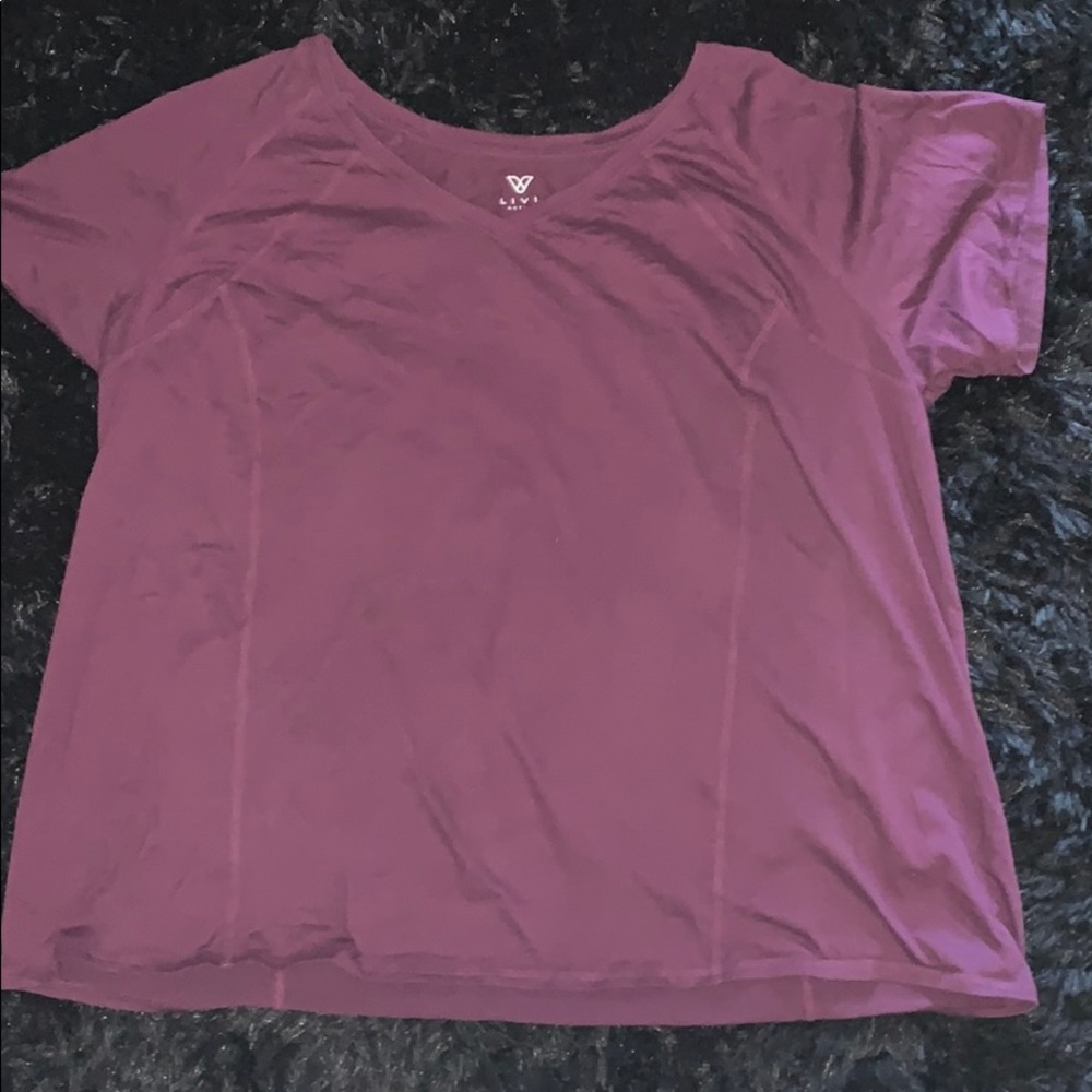 dark purple shirt